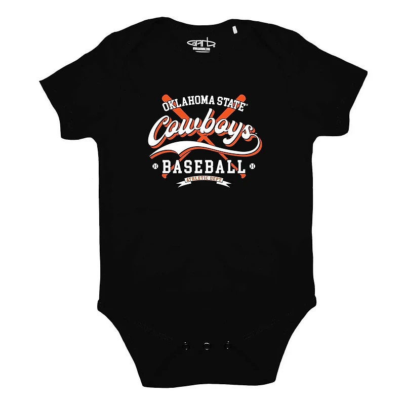 Newborn Infant Garb Oklahoma State Cowboys Otis Baseball Bodysuit