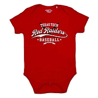 Newborn  Infant Garb Texas Tech Raiders Otis Baseball Bodysuit