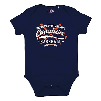 Newborn  Infant Garb Virginia Cavaliers Otis Baseball Bodysuit