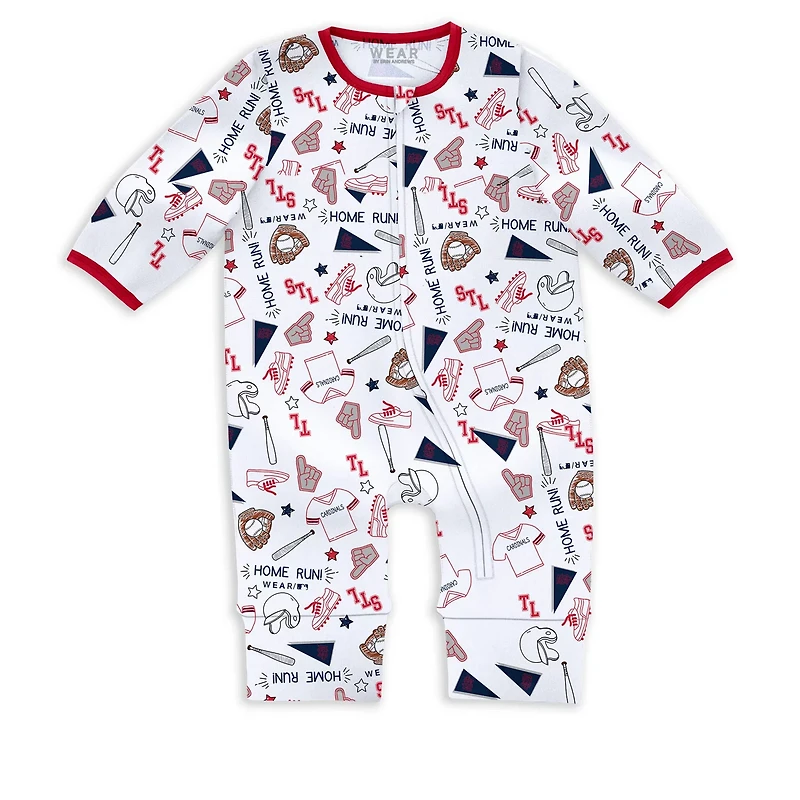 Newborn  Infant WEAR by Erin Andrews St Louis Cardinals Sleep Play Set