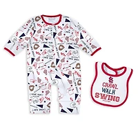 Newborn  Infant WEAR by Erin Andrews St Louis Cardinals Sleep Play Set