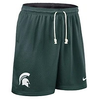 Nike Charcoal Michigan State Spartans 2025 Sideline Reversible Dri-FIT Shorts