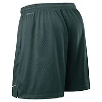 Nike Charcoal Michigan State Spartans 2025 Sideline Reversible Dri-FIT Shorts