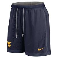 Nike Heather Gray West Virginia Mountaineers Player Reversible Shorts