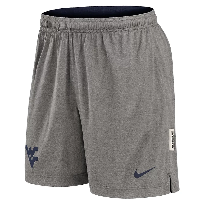 Nike Heather Gray West Virginia Mountaineers Player Reversible Shorts