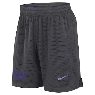 Nike Kansas State Wildcats 2024 Sideline Mesh Shorts