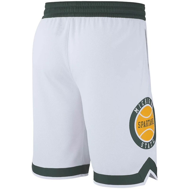 Nike Michigan State Spartans Retro Replica Basketball Shorts
