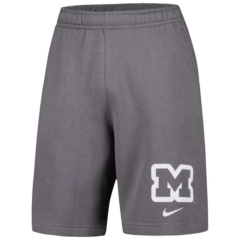 Nike Michigan Wolverines Fleece Shorts