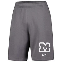 Nike Michigan Wolverines Fleece Shorts