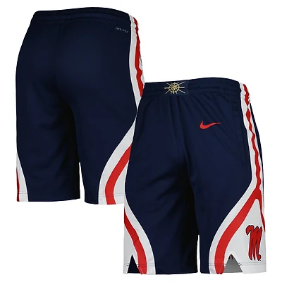 Nike Powder Ole Miss Rebels Replica Performance Basketball Shorts