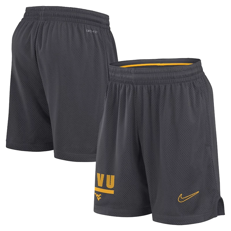 Nike West Virginia Mountaineers 2024 Sideline Mesh Shorts