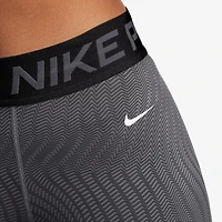 Nike Women's Pro Dri-FIT Mid Rise Printed Shorts 3