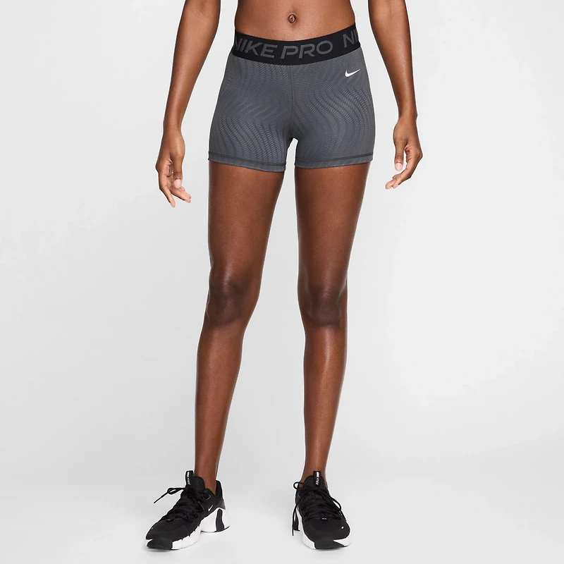 Nike Women's Pro Dri-FIT Mid Rise Printed Shorts 3