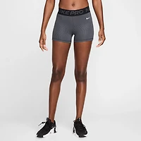 Nike Women's Pro Dri-FIT Mid Rise Printed Shorts 3