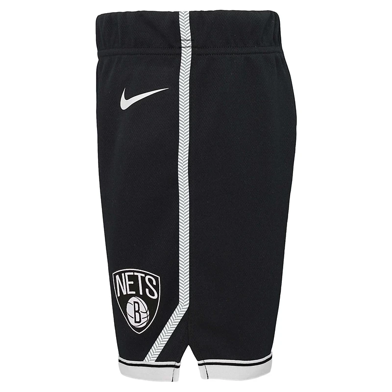 Preschool Nike Brooklyn Nets Icon Replica Shorts