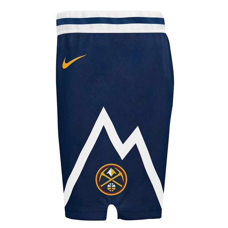Preschool Nike Denver Nuggets Icon Replica Shorts