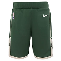 Preschool Nike Hunter Milwaukee Bucks Icon Replica Shorts