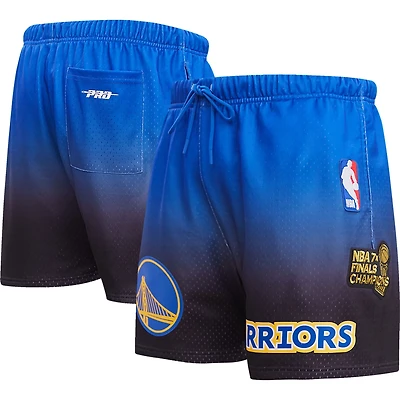 Pro Standard /Black Golden State Warriors Ombre Mesh Shorts