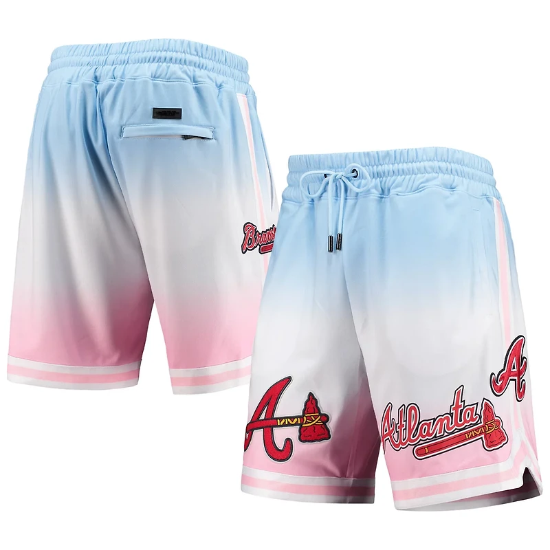 Pro Standard /Pink Atlanta Braves Team Logo Ombre Shorts