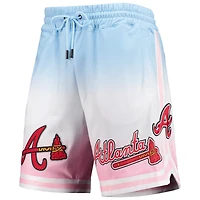 Pro Standard /Pink Atlanta Braves Team Logo Ombre Shorts