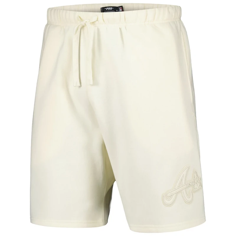 Pro Standard Atlanta Braves Neutral Fleece Shorts