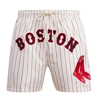 Pro Standard Boston Red Sox Pinstripe Retro Classic Woven Shorts
