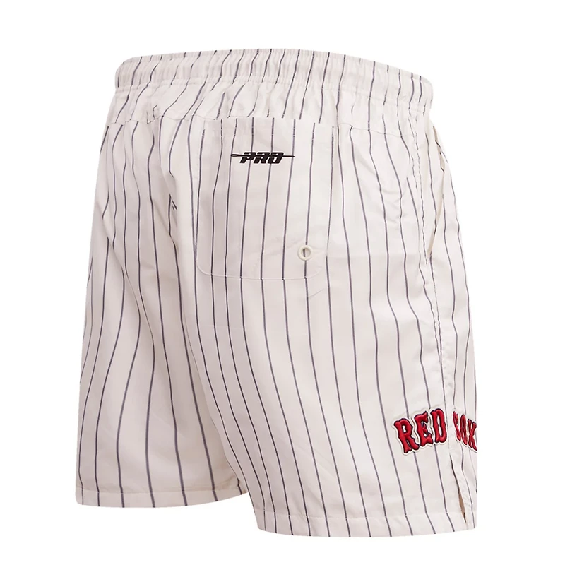 Pro Standard Boston Red Sox Pinstripe Retro Classic Woven Shorts