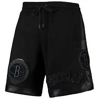 Pro Standard Brooklyn Nets Triple Gloss Logo Shorts