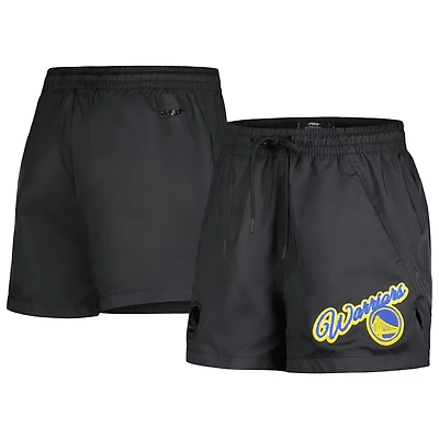 Pro Standard Golden State Warriors Script Woven Shorts