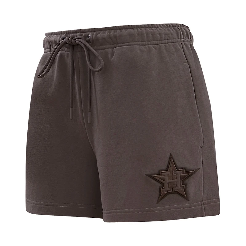 Pro Standard Houston Astros Neutral Fleece Shorts