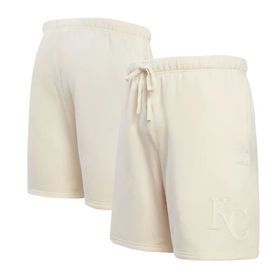 Pro Standard Kansas City Royals Neutral Fleece Shorts