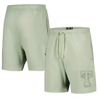 Pro Standard Light Texas Rangers Neutral Fleece Shorts