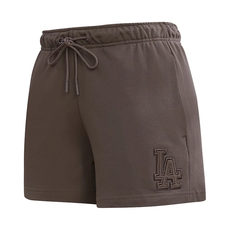 Pro Standard Los Angeles Dodgers Neutral Fleece Shorts