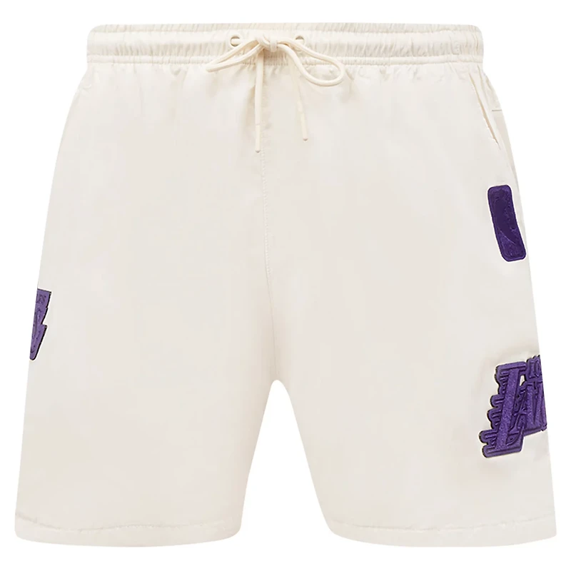 Pro Standard Los Angeles Lakers Triple Tonal Woven Shorts