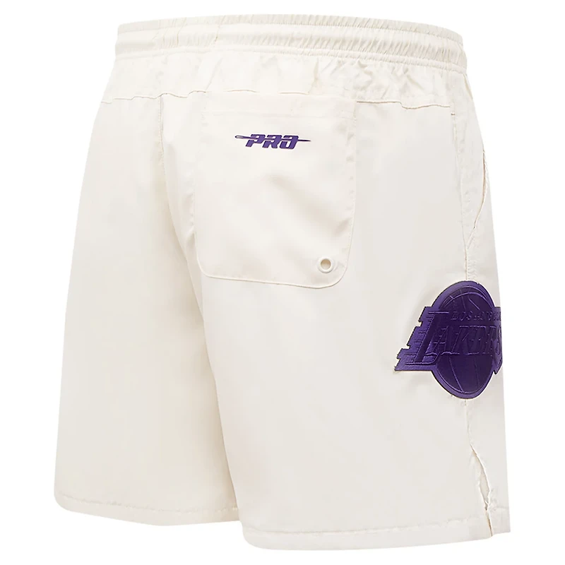 Pro Standard Los Angeles Lakers Triple Tonal Woven Shorts
