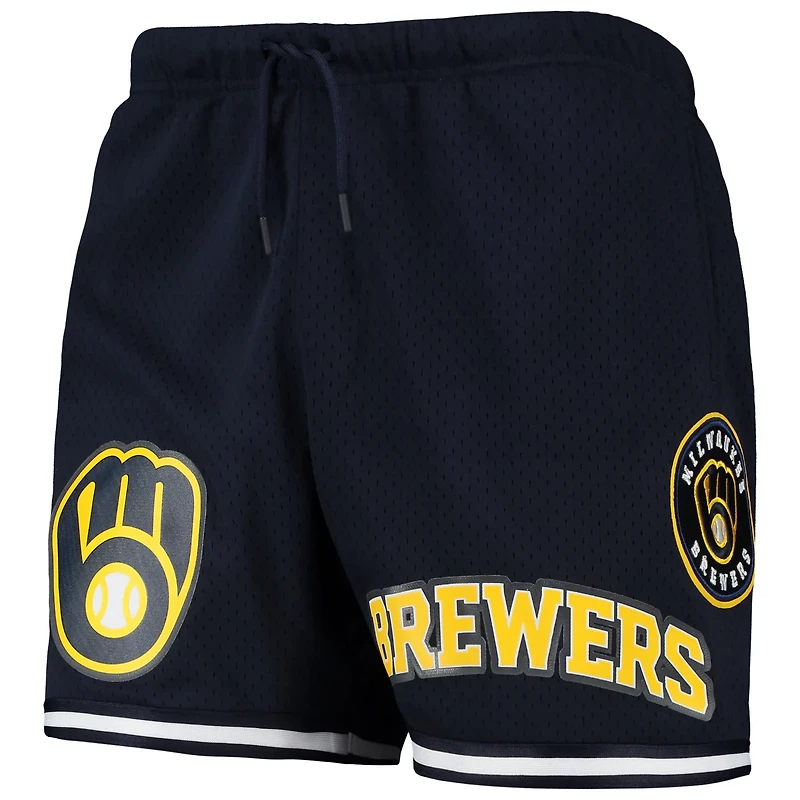 Pro Standard Milwaukee Brewers Logo Mesh Shorts