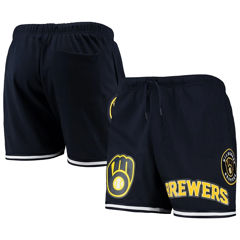 Pro Standard Milwaukee Brewers Logo Mesh Shorts