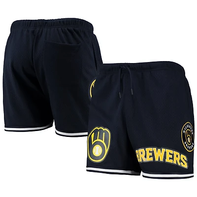 Pro Standard Milwaukee Brewers Logo Mesh Shorts