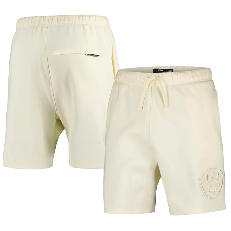 Pro Standard Milwaukee Brewers Neutral Fleece Shorts