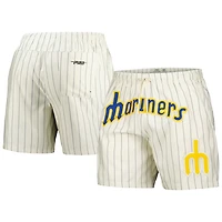 Pro Standard Seattle Mariners Pinstripe Retro Classic Woven Shorts