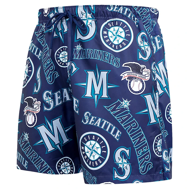 Pro Standard Seattle Mariners Toss Logo Woven Shorts