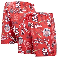 Pro Standard St Louis Cardinals Toss Logo Woven Shorts