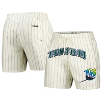 Pro Standard Tampa Bay Rays Pinstripe Retro Classic Woven Shorts