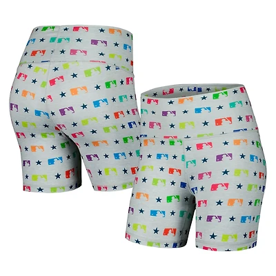 Terez MLB Merchandise TLC Rainbow Shorts