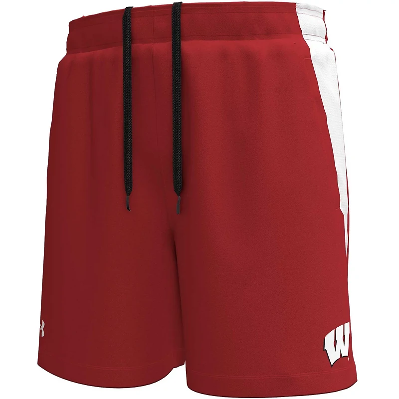 Under Armour Wisconsin Badgers Tech Vent Performance Short