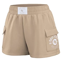 WEAR by Erin Andrews Ohio State Buckeyes Neutral Shorts