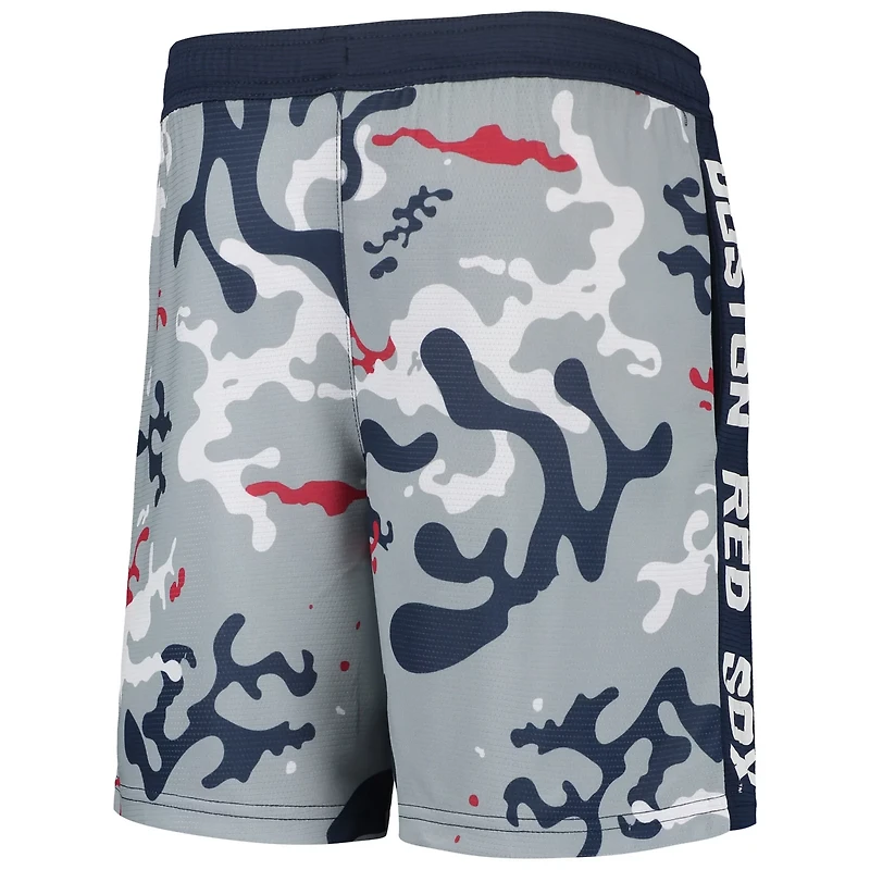 Youth Boston Red Sox Camo Newsies Active Shorts