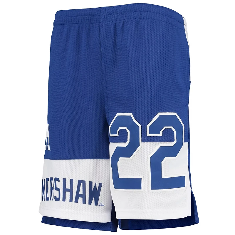 Youth Clayton Kershaw Los Angeles Dodgers Pandemonium Name  Number Shorts