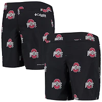 Youth Columbia Ohio State Buckeyes Backcast Printed Omni-Shade Shorts
