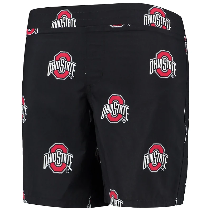 Youth Columbia Ohio State Buckeyes Backcast Printed Omni-Shade Shorts